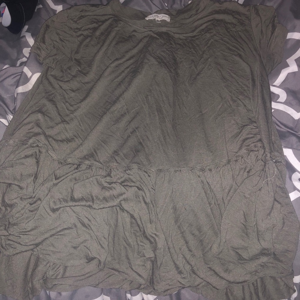 green babydoll shirt